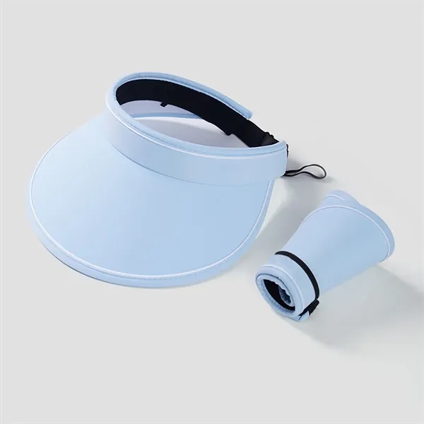 Foldable Wide Brim Sun Visor Hat for Women - Foldable Wide Brim Sun Visor Hat for Women - Image 6 of 6