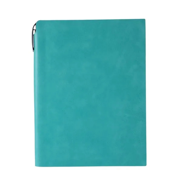 A5 Soft PU Cover Journal Notebook W/ Pen, Debossed Custom - A5 Soft PU Cover Journal Notebook W/ Pen, Debossed Custom - Image 9 of 9