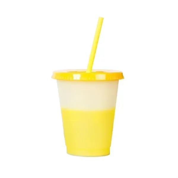 MOQ50 16 Oz. Cold Color Changing Plastic Cup - MOQ50 16 Oz. Cold Color Changing Plastic Cup - Image 2 of 9