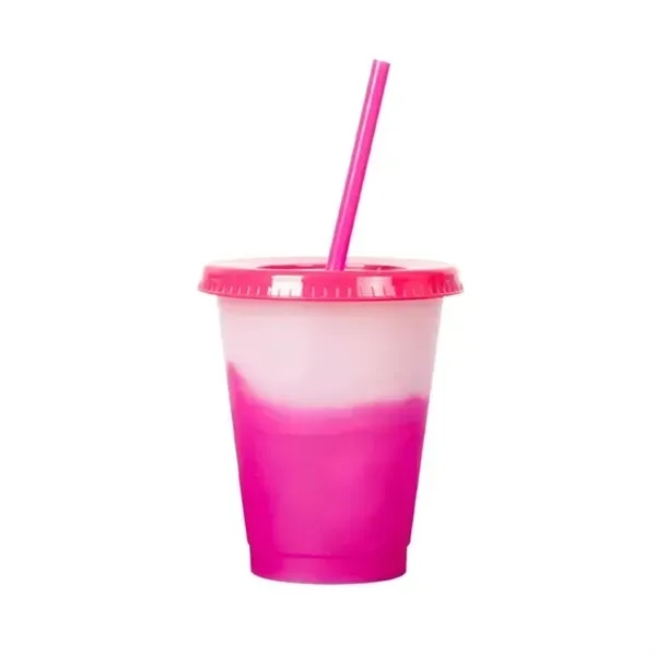 MOQ50 16 Oz. Cold Color Changing Plastic Cup - MOQ50 16 Oz. Cold Color Changing Plastic Cup - Image 3 of 9