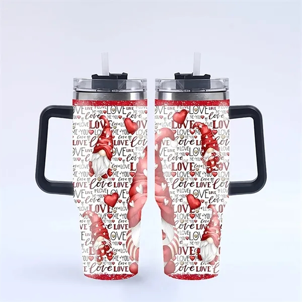 40 Oz. Christmas Theme Vacuum Tumbler with Lid and Straw - 40 Oz. Christmas Theme Vacuum Tumbler with Lid and Straw - Image 8 of 28