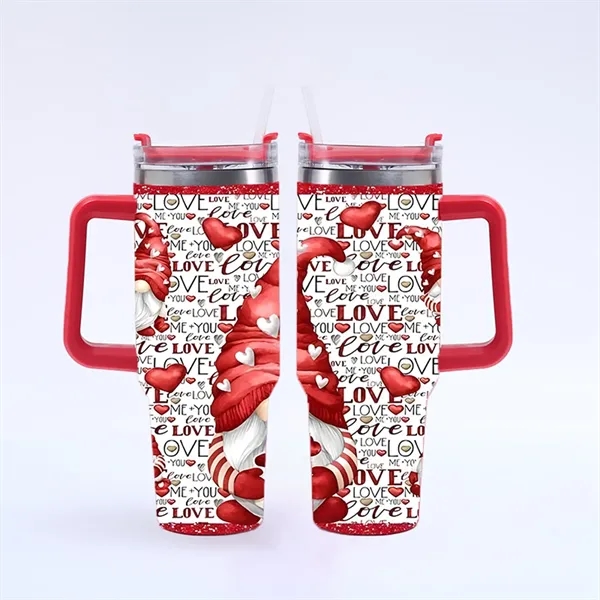 40 Oz. Christmas Theme Vacuum Tumbler with Lid and Straw - 40 Oz. Christmas Theme Vacuum Tumbler with Lid and Straw - Image 13 of 28