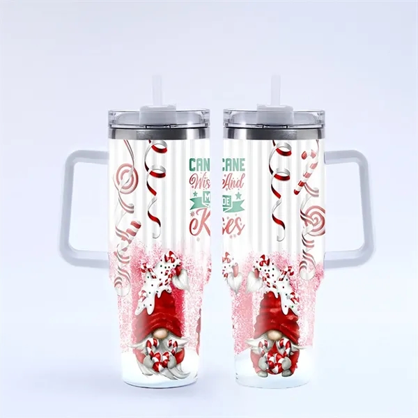 40 Oz. Christmas Theme Vacuum Tumbler with Lid and Straw - 40 Oz. Christmas Theme Vacuum Tumbler with Lid and Straw - Image 18 of 28
