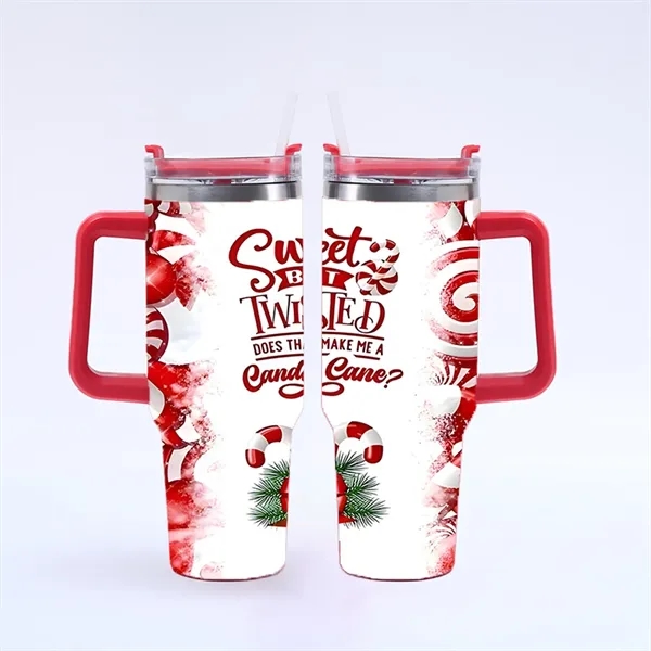 40 Oz. Christmas Theme Vacuum Tumbler with Lid and Straw - 40 Oz. Christmas Theme Vacuum Tumbler with Lid and Straw - Image 19 of 28