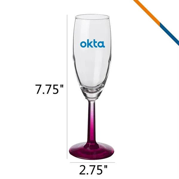 Libbey Salo Champagne Flutes - 6 OZ. - Libbey Salo Champagne Flutes - 6 OZ. - Image 2 of 9