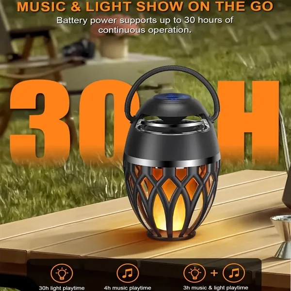 IPX5 Waterproof Flame Atmosphere bluetooth Speaker - IPX5 Waterproof Flame Atmosphere bluetooth Speaker - Image 4 of 4