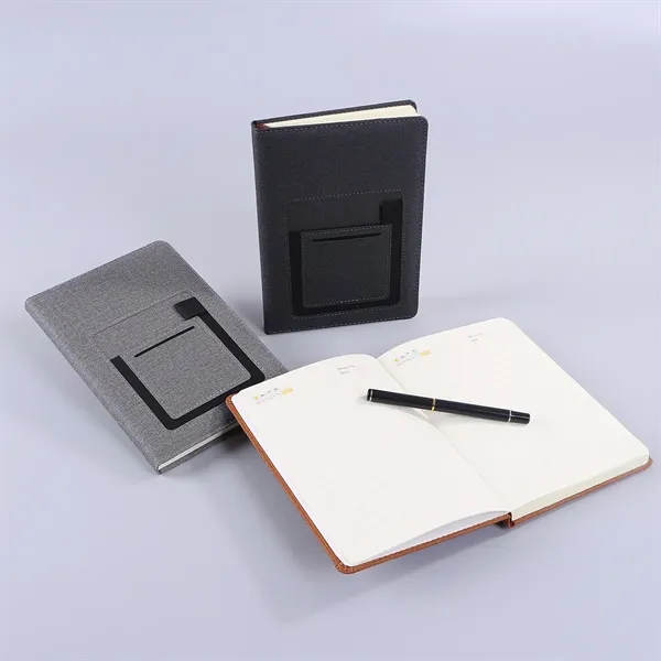 Portable A5 Waterproof And Wear-Resistant Leather Notebook - Portable A5 Waterproof And Wear-Resistant Leather Notebook - Image 1 of 10