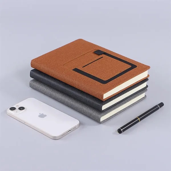 Portable A5 Waterproof And Wear-Resistant Leather Notebook - Portable A5 Waterproof And Wear-Resistant Leather Notebook - Image 2 of 10