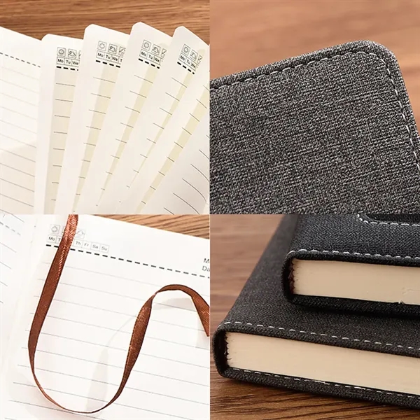 Portable A5 Waterproof And Wear-Resistant Leather Notebook - Portable A5 Waterproof And Wear-Resistant Leather Notebook - Image 4 of 10