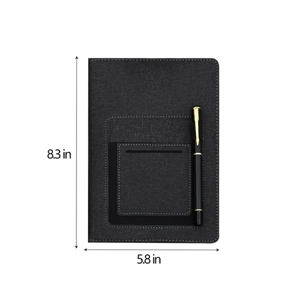 Portable A5 Waterproof And Wear-Resistant Leather Notebook - Portable A5 Waterproof And Wear-Resistant Leather Notebook - Image 9 of 10