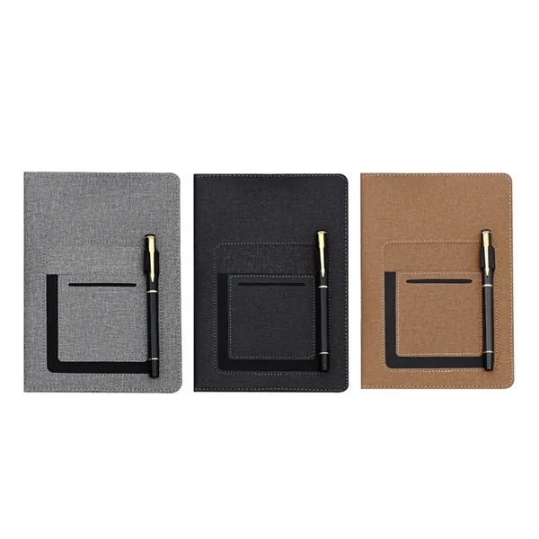 Portable A5 Waterproof And Wear-Resistant Leather Notebook - Portable A5 Waterproof And Wear-Resistant Leather Notebook - Image 10 of 10