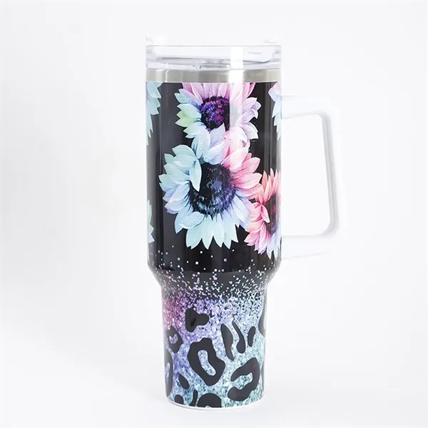 40 Oz Customized Full Color Printed Vacuum Tumbler with Hand - 40 Oz Customized Full Color Printed Vacuum Tumbler with Hand - Image 3 of 16