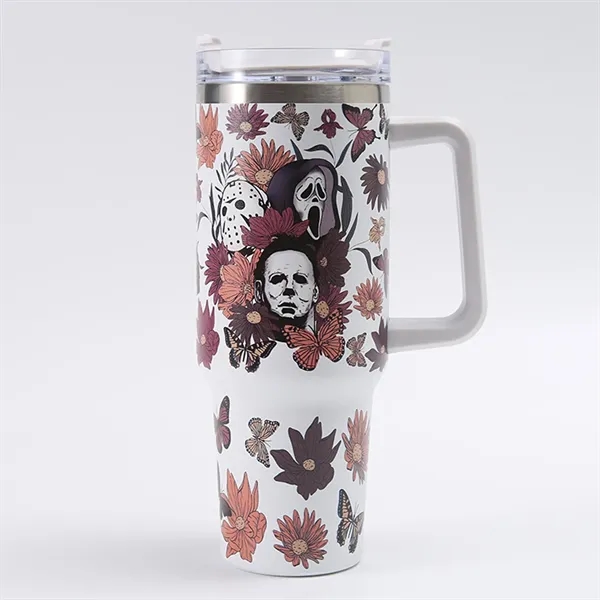 40 Oz Customized Full Color Printed Vacuum Tumbler with Hand - 40 Oz Customized Full Color Printed Vacuum Tumbler with Hand - Image 7 of 16