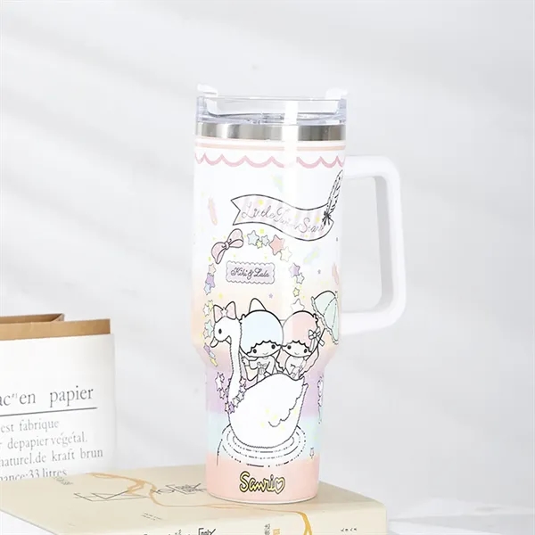 40 Oz Customized Full Color Printed Vacuum Tumbler with Hand - 40 Oz Customized Full Color Printed Vacuum Tumbler with Hand - Image 13 of 16