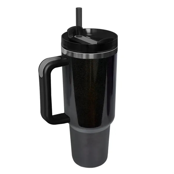 40 Oz. Vacuum Stainless Steel Sublimation Tumbler with Straw - 40 Oz. Vacuum Stainless Steel Sublimation Tumbler with Straw - Image 3 of 5