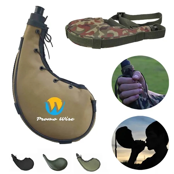 Portable Waist-Shaped Water Bottle For Outdoor Sports - Portable Waist-Shaped Water Bottle For Outdoor Sports - Image 0 of 7