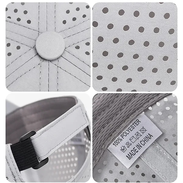 Quick-Dry Perforated Sports Baseball Cap - Quick-Dry Perforated Sports Baseball Cap - Image 1 of 6