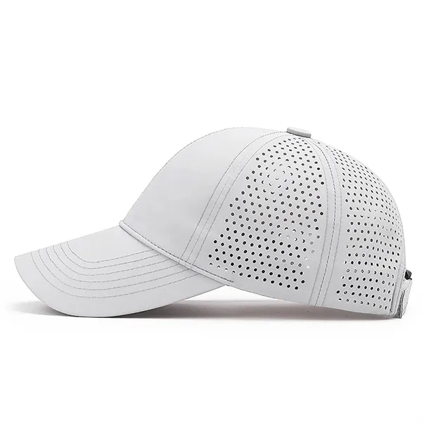 Quick-Dry Perforated Sports Baseball Cap - Quick-Dry Perforated Sports Baseball Cap - Image 3 of 6