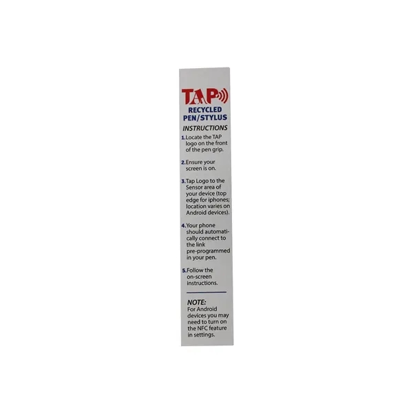 Tap Recycled Pen/Stylus - Tap Recycled Pen/Stylus - Image 7 of 9