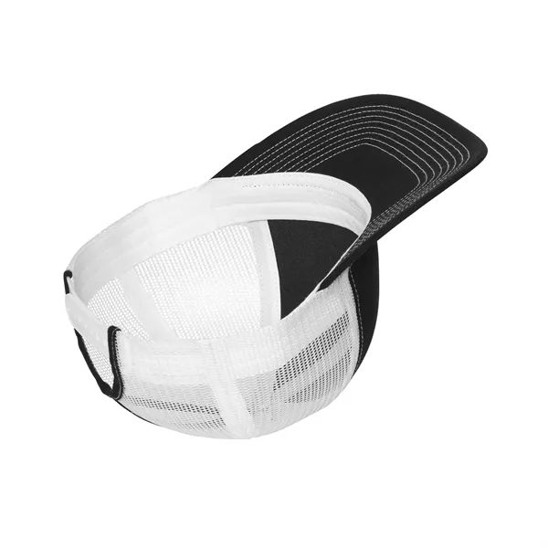 Port Authority® LC111 Snapback Ponytail Trucker Cap - Port Authority® LC111 Snapback Ponytail Trucker Cap - Image 4 of 10