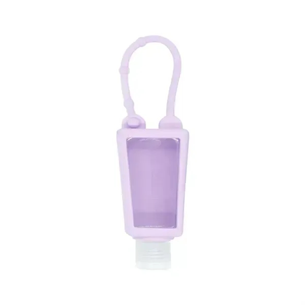 1OZ Silicone Hand Sanitizer Holder Keychain with Bottle - 1OZ Silicone Hand Sanitizer Holder Keychain with Bottle - Image 4 of 13