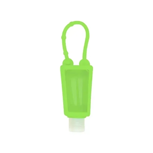 1OZ Silicone Hand Sanitizer Holder Keychain with Bottle - 1OZ Silicone Hand Sanitizer Holder Keychain with Bottle - Image 8 of 13