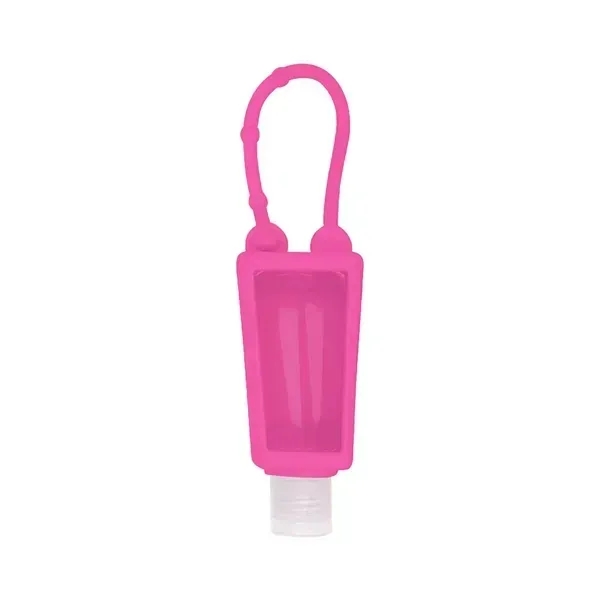 1OZ Silicone Hand Sanitizer Holder Keychain with Bottle - 1OZ Silicone Hand Sanitizer Holder Keychain with Bottle - Image 12 of 13