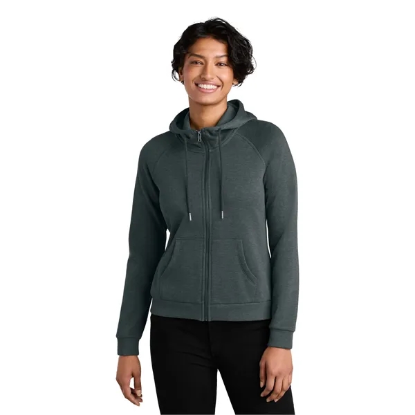 Allmade Women's Organic CVC Fleece Full-Zip Hoodie - Allmade Women's Organic CVC Fleece Full-Zip Hoodie - Image 20 of 24