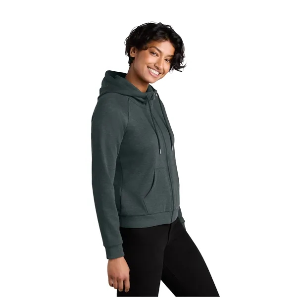 Allmade Women's Organic CVC Fleece Full-Zip Hoodie - Allmade Women's Organic CVC Fleece Full-Zip Hoodie - Image 22 of 24