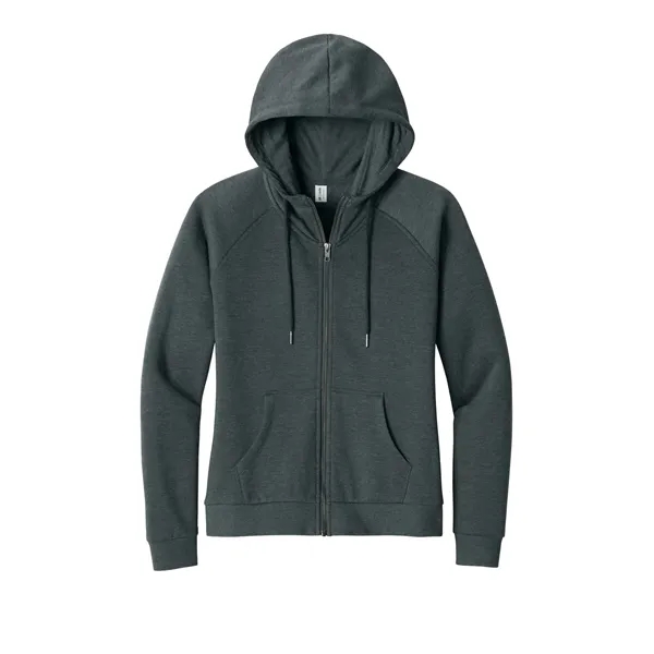 Allmade Women's Organic CVC Fleece Full-Zip Hoodie - Allmade Women's Organic CVC Fleece Full-Zip Hoodie - Image 23 of 24
