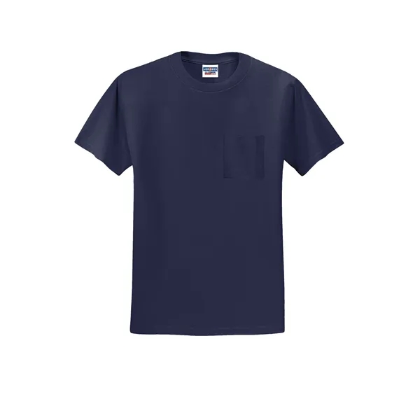 Jerzees - Dri-Power 50/50 Cotton/Poly Pocket T-Shirt. - Jerzees - Dri-Power 50/50 Cotton/Poly Pocket T-Shirt. - Image 28 of 69