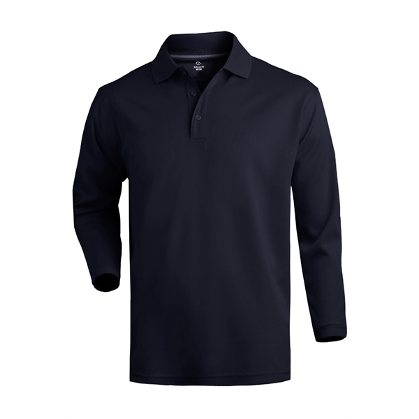 Custom Hi-Performance Mesh Long Sleeve Polo