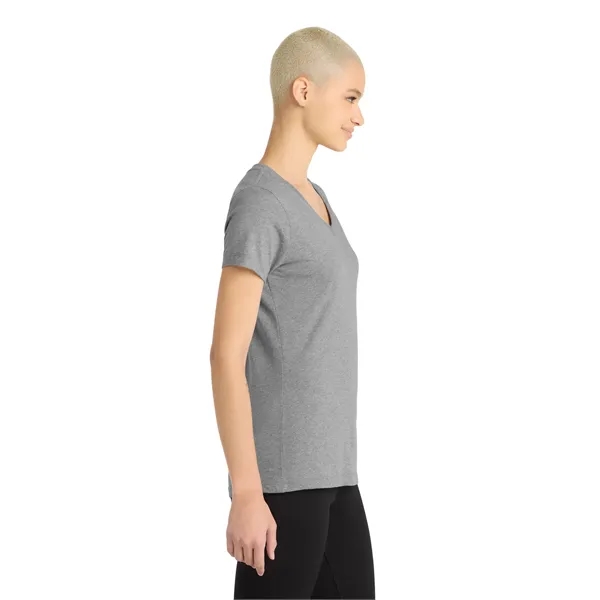 District Women's Perfect Blend CVC V-Neck Tee. - District Women's Perfect Blend CVC V-Neck Tee. - Image 97 of 104