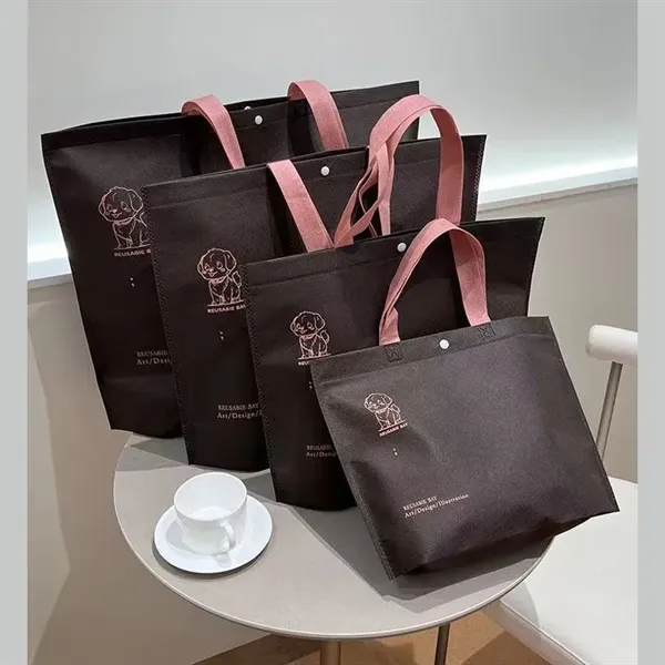 Multi-Color Reusable Non-woven Tote Gift Bag - Multi-Color Reusable Non-woven Tote Gift Bag - Image 2 of 19