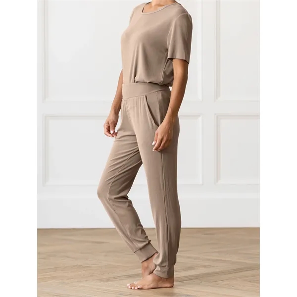 Women's Bamboo Rib-Knit Jogger Pants - Women's Bamboo Rib-Knit Jogger Pants - Image 3 of 3