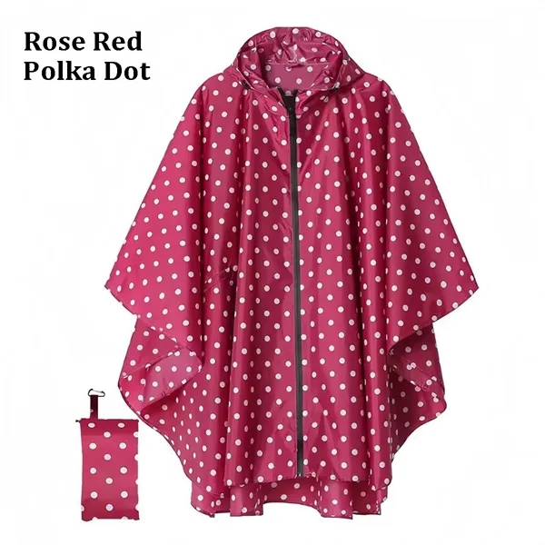 Outdoor Waterproof Hooded Poncho Raincoat - Outdoor Waterproof Hooded Poncho Raincoat - Image 12 of 12