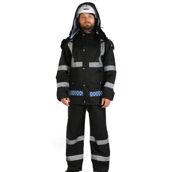 Reflective Rain Jacket & Pants Set for Heavy Rain - Reflective Rain Jacket & Pants Set for Heavy Rain - Image 3 of 5