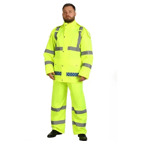 Reflective Rain Jacket & Pants Set for Heavy Rain - Reflective Rain Jacket & Pants Set for Heavy Rain - Image 5 of 5