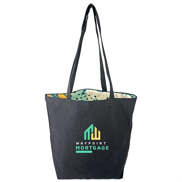 Reversible Colored Cotton Canvas Tote Bag - Reversible Colored Cotton Canvas Tote Bag - Image 1 of 65