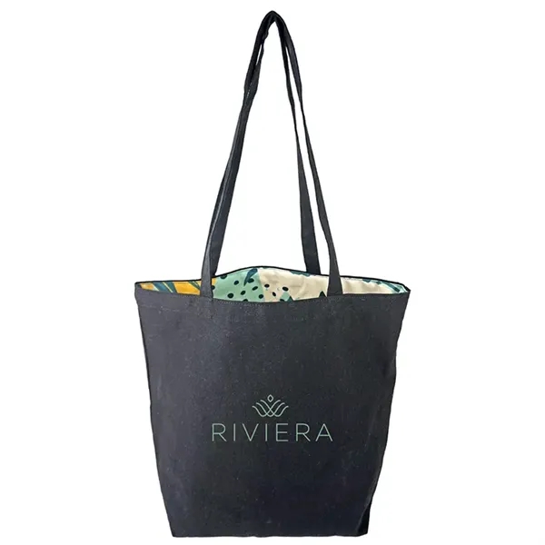 Reversible Colored Cotton Canvas Tote Bag - Reversible Colored Cotton Canvas Tote Bag - Image 2 of 65
