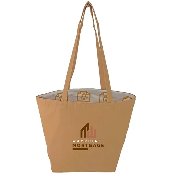 Reversible Colored Cotton Canvas Tote Bag - Reversible Colored Cotton Canvas Tote Bag - Image 7 of 65