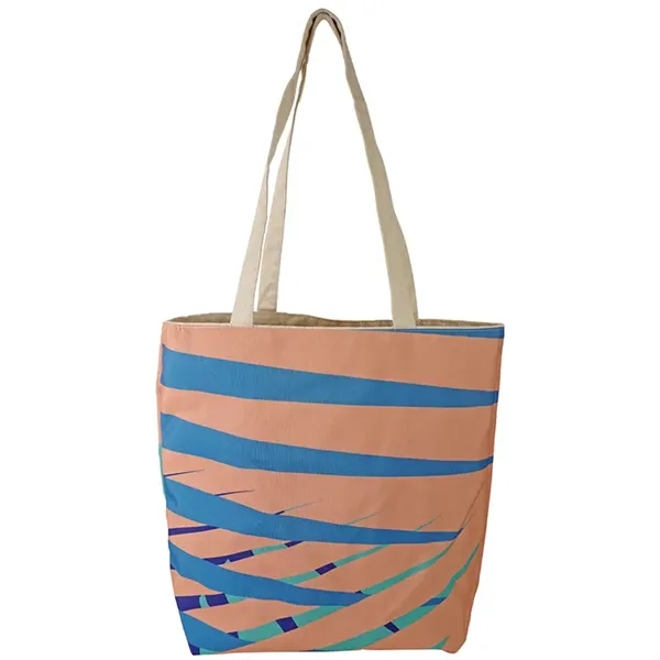 Reversible Colored Cotton Canvas Tote Bag - Reversible Colored Cotton Canvas Tote Bag - Image 35 of 65