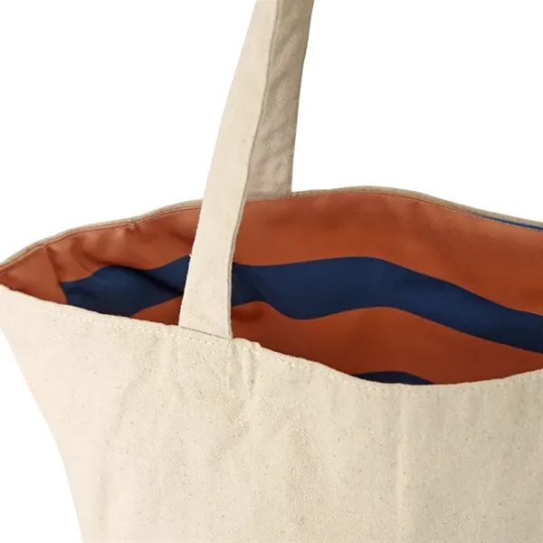 Reversible Colored Cotton Canvas Tote Bag - Reversible Colored Cotton Canvas Tote Bag - Image 36 of 65