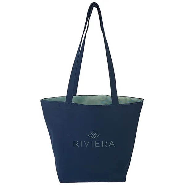 Reversible Colored Cotton Canvas Tote Bag - Reversible Colored Cotton Canvas Tote Bag - Image 39 of 65