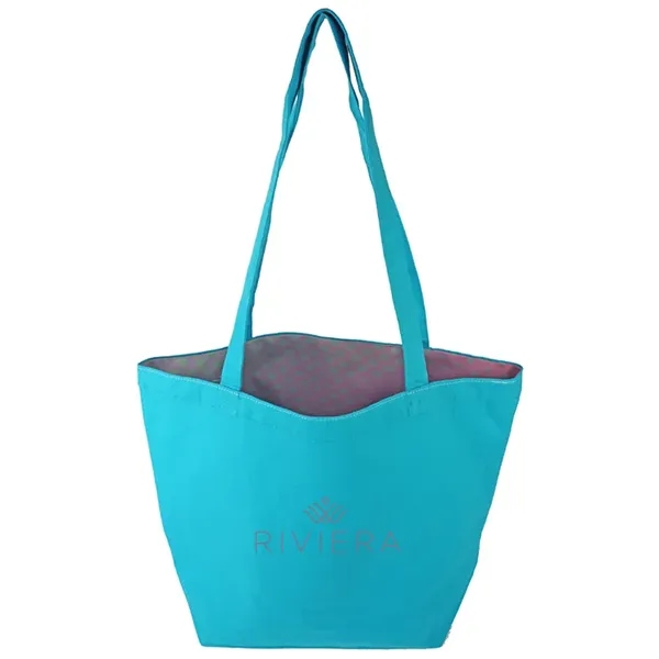 Reversible Colored Cotton Canvas Tote Bag - Reversible Colored Cotton Canvas Tote Bag - Image 56 of 65