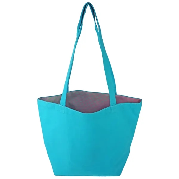 Reversible Colored Cotton Canvas Tote Bag - Reversible Colored Cotton Canvas Tote Bag - Image 57 of 65