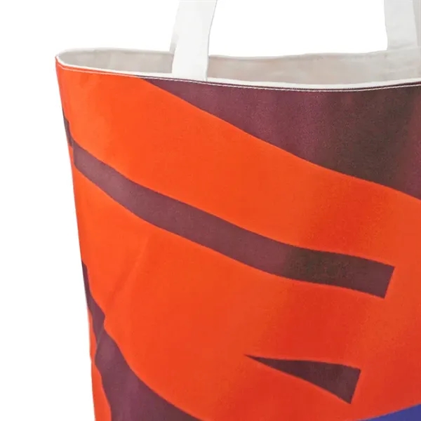Reversible Colored Cotton Canvas Tote Bag - Reversible Colored Cotton Canvas Tote Bag - Image 63 of 65