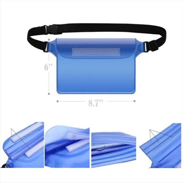 Outdoor Waterproof Pvc Waist Bag - Outdoor Waterproof Pvc Waist Bag - Image 2 of 4
