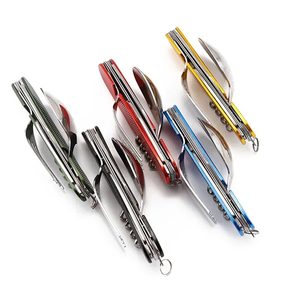 Multifunctional Foldable Knife And Fork - Multifunctional Foldable Knife And Fork - Image 2 of 4