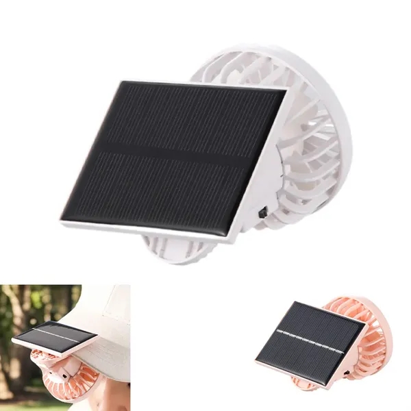 Solar Powered Portable Fan Clip - Solar Powered Portable Fan Clip - Image 0 of 4
